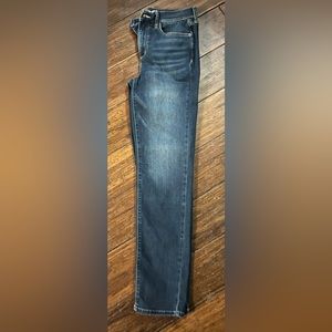 Eddie Bauer high rise slightly curvy straight slim jeans